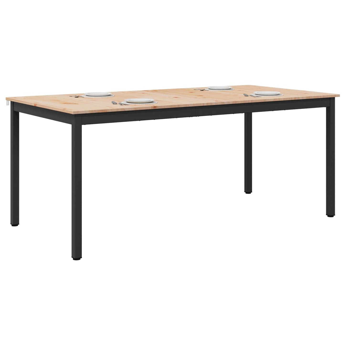 Spisebord Naturlig 180 x 90 x 75 cm Massiv furu