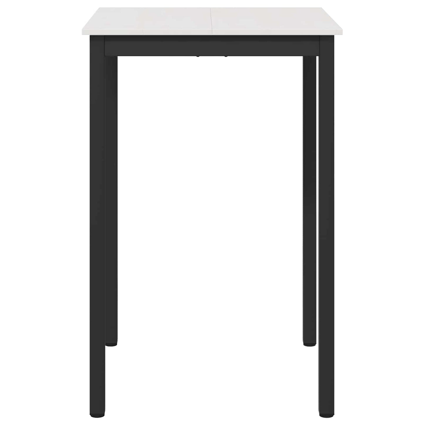 Barbord Hvit 70 x 70 x 105 cm Massiv furu