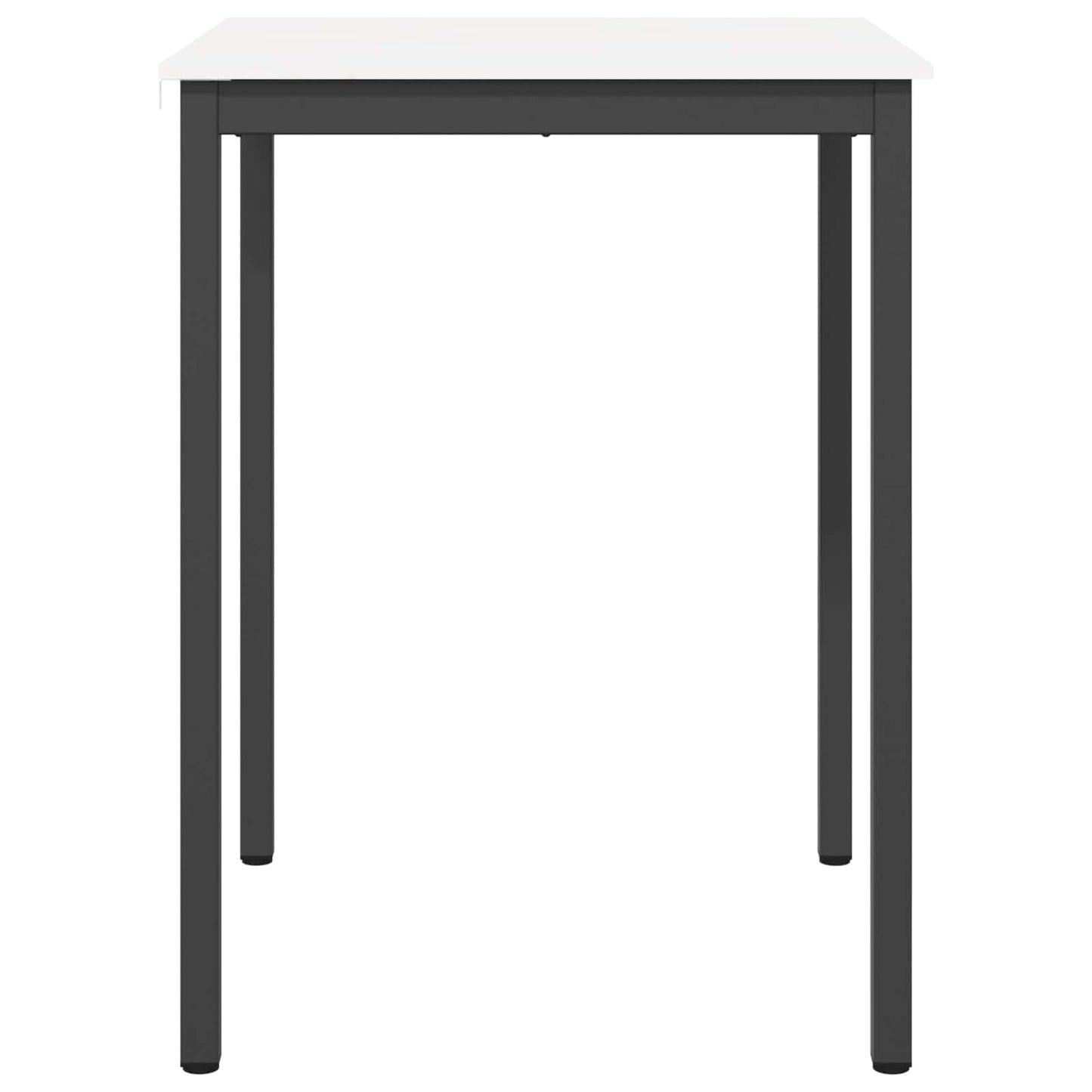 Barbord Hvit 80 x 80 x 105 cm Massiv furu