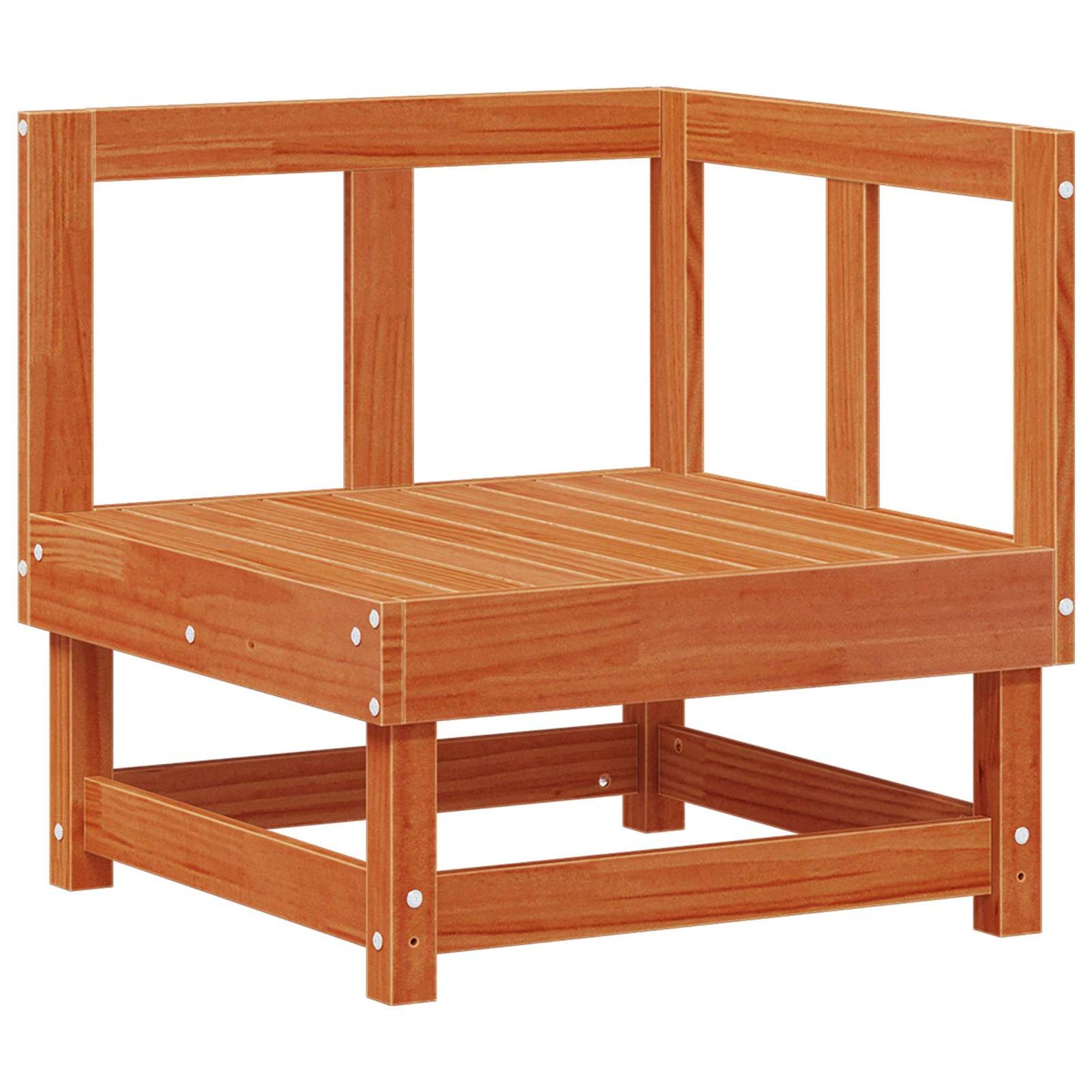 Sekjsonsofaenheter VoksBrun 183 x 61 x 62 cm Massiv furu