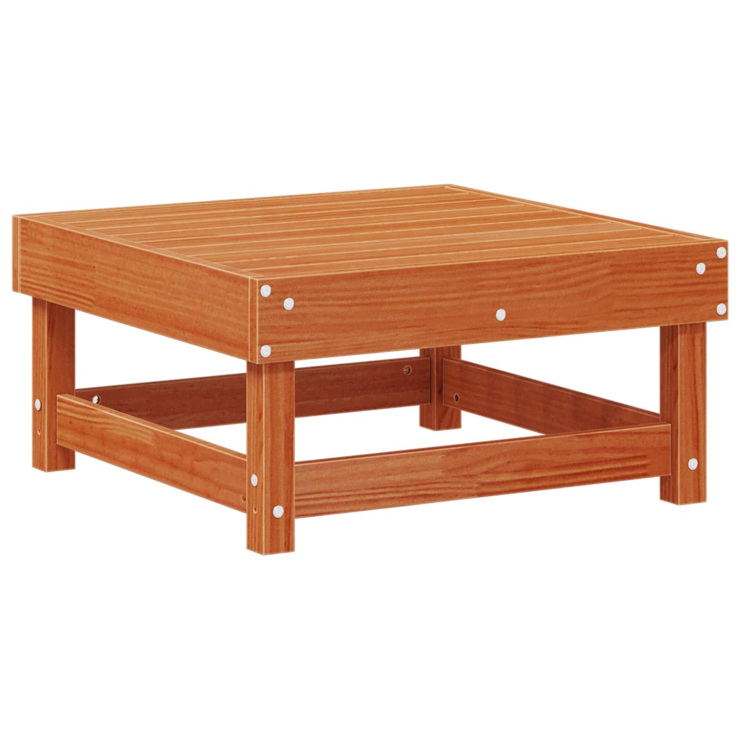 Hagefotstøtte Massiv furu VoksBrun 61 x 60,5 x 30 cm