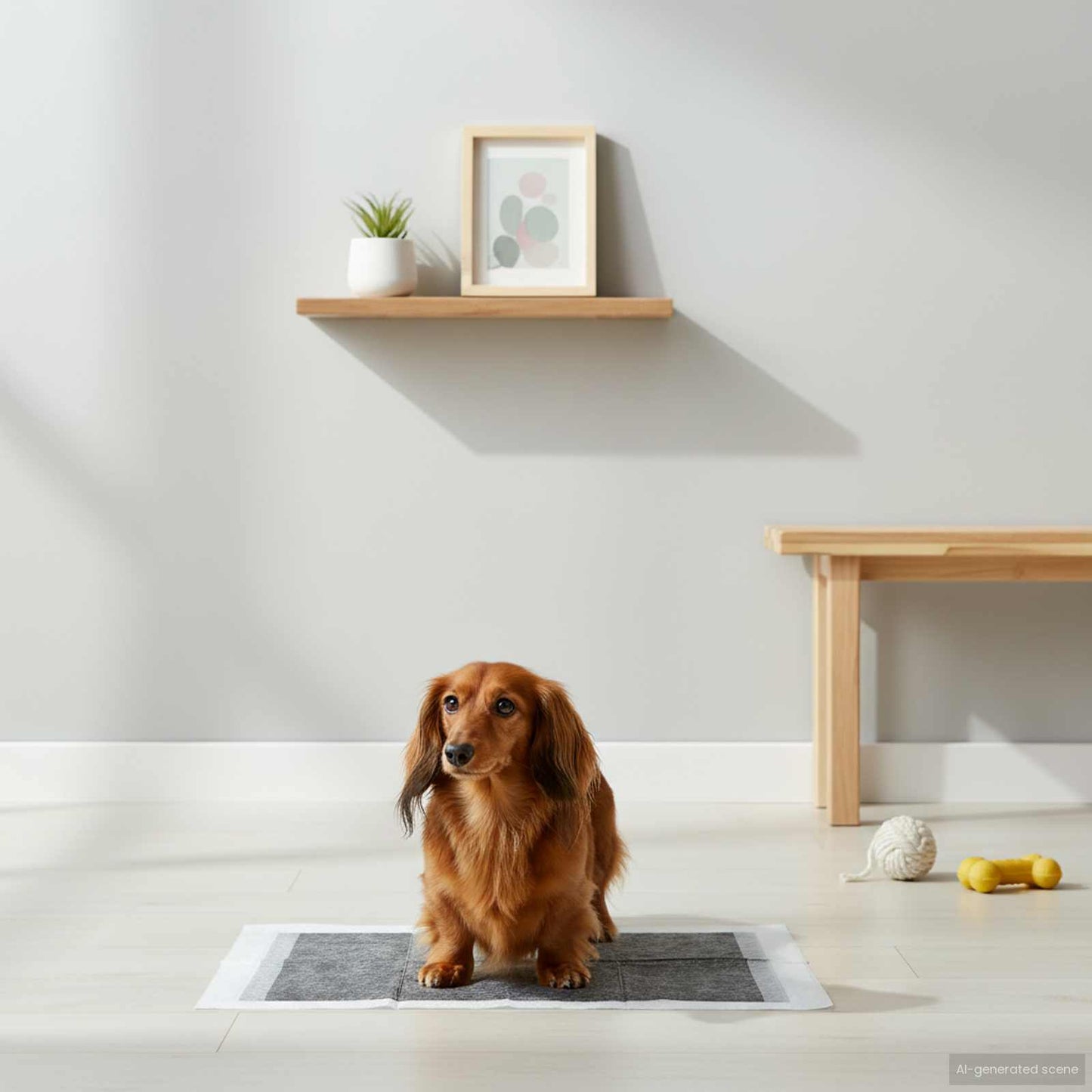 Ikke-vevd stoff kjæledyr treningspute 100 pcs 45 x 33 cm