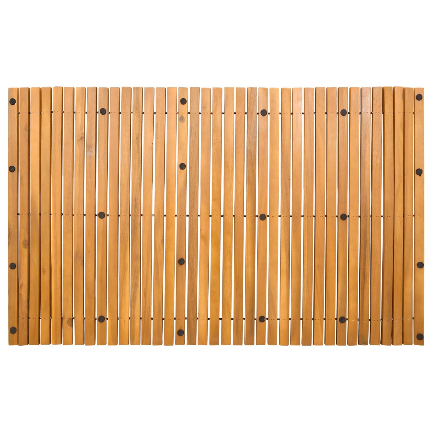 Badematte Brun 100 x 60 cm Solid akasietre