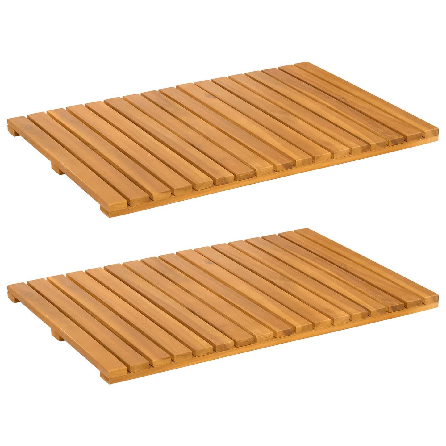 Badematte Ensfarget Brun 60 x 40 cm tre