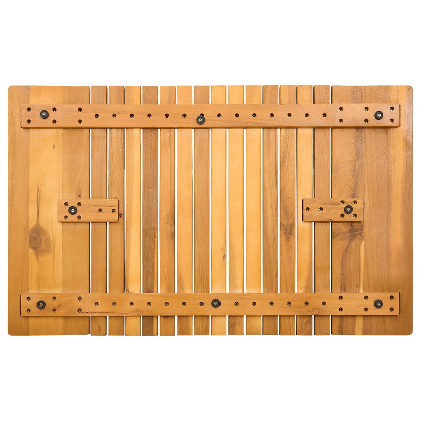 Badematte Ensfarget Brun 81 x 50 cm tre
