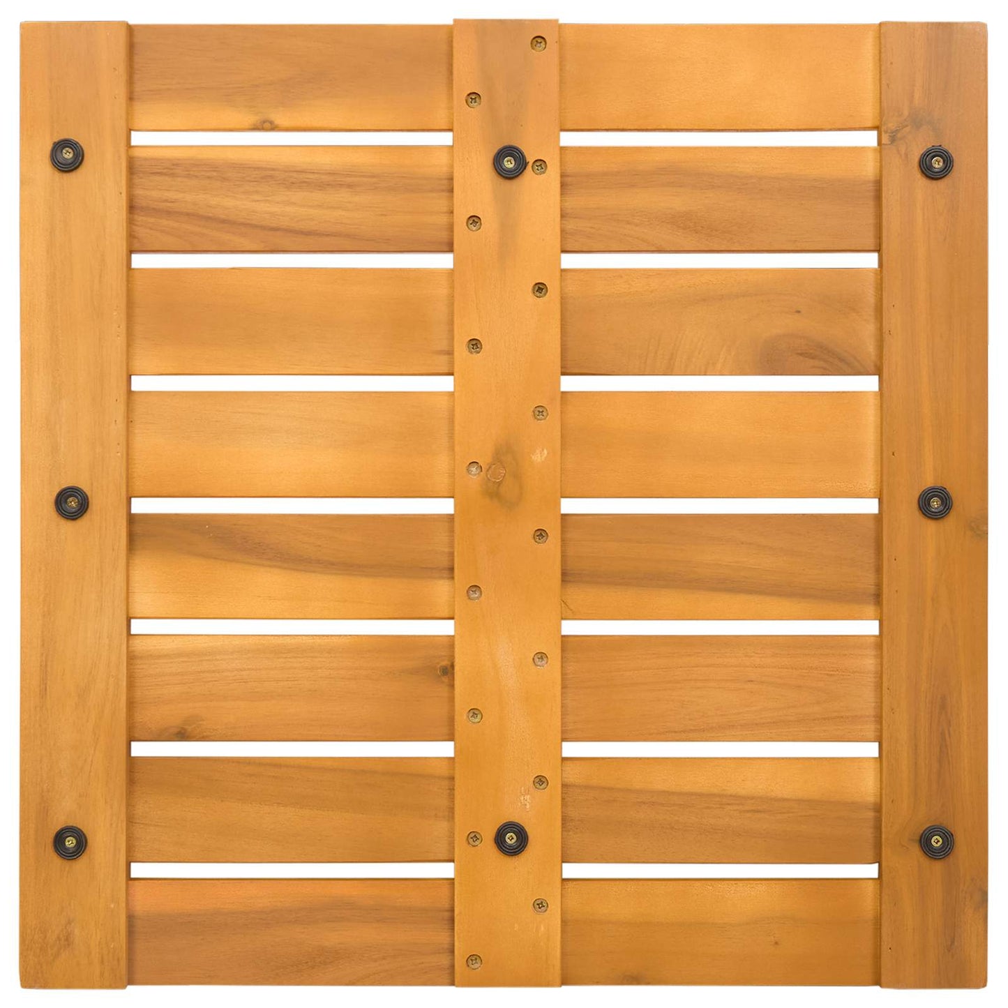 Badematte Ensfarget Brun 50 x 50 cm tre