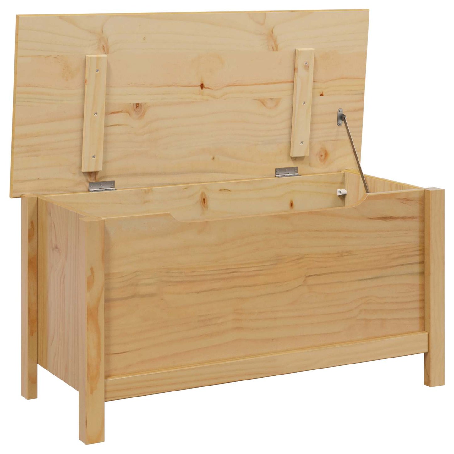 Lagringsboks HILL Honning brun 90 x 40 x 45 cm Massiv furu