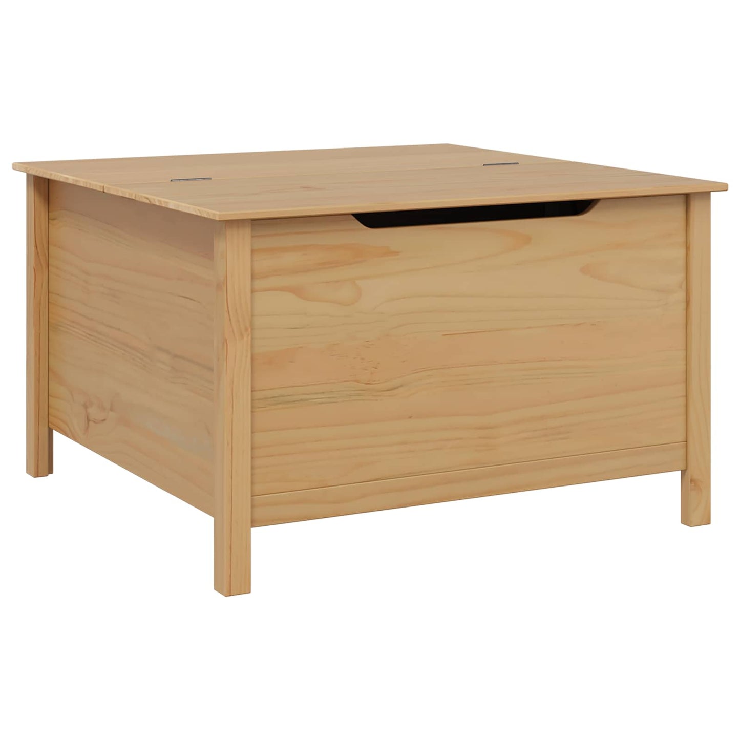Kaffebord Honning brun 79.5 x 79.5 x 49 cm Massiv furu vidaXL
