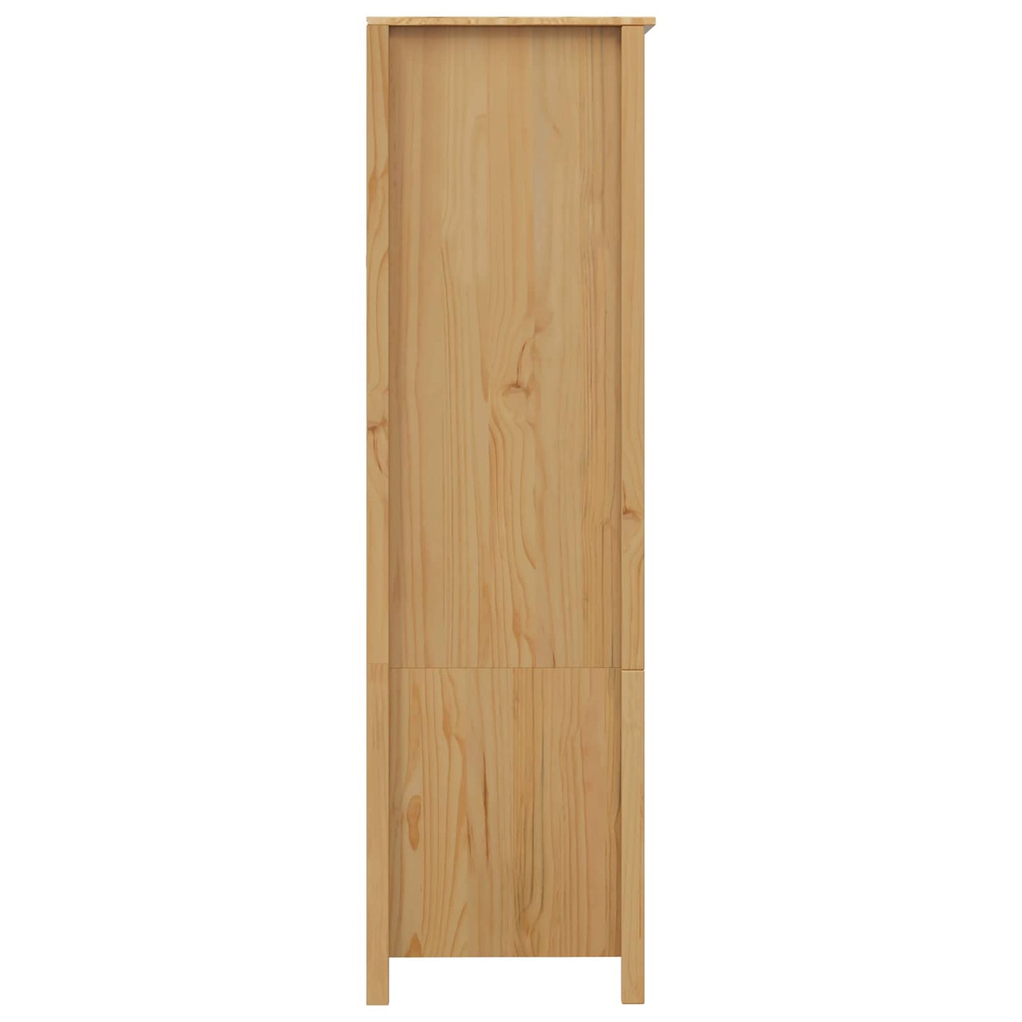 Garderobeskap HILL Honning brun 84 x 50 x 170 cm Massiv furu