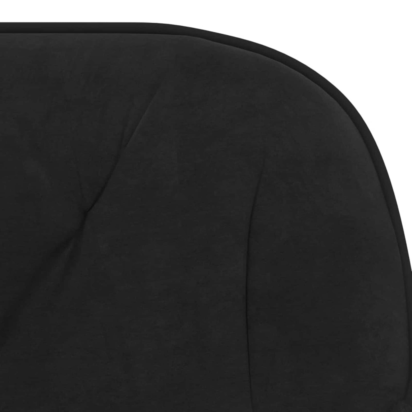 Spisestuestol 2 pcs Svart 55 x 59,5 x 77 cm Fløyel vidaXL