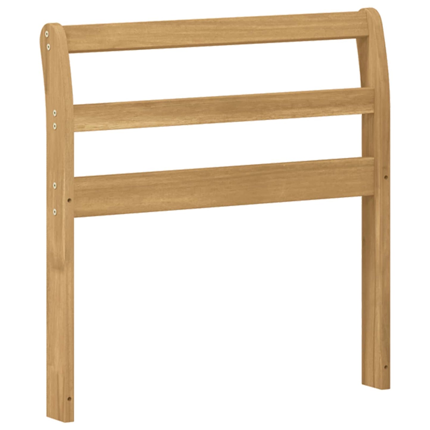 Armlene Modul 2 pcs Hvit 58,5 x 8,5 x 60 cm Solid akasietre