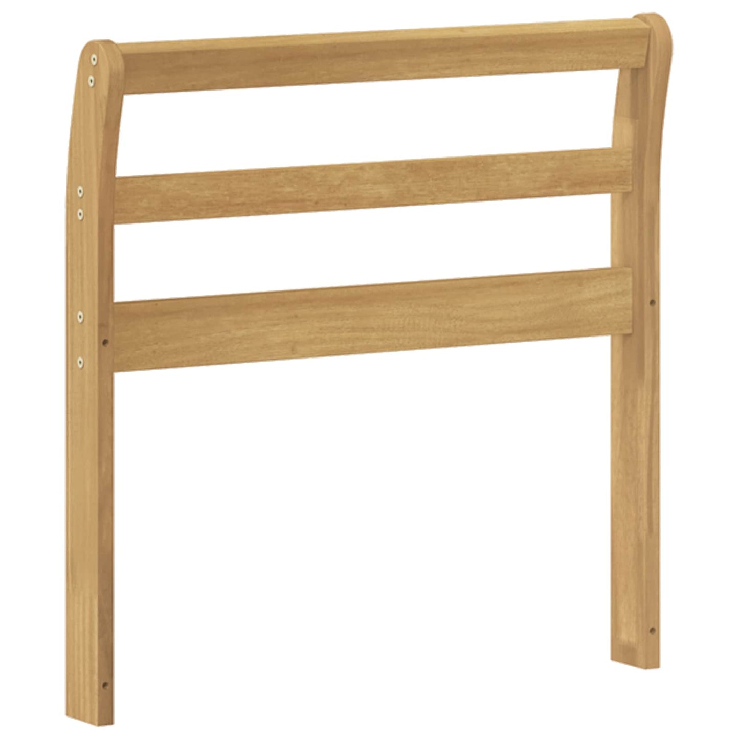 Armlene Modul 2 pcs Hvit 58,5 x 8,5 x 60 cm Solid akasietre