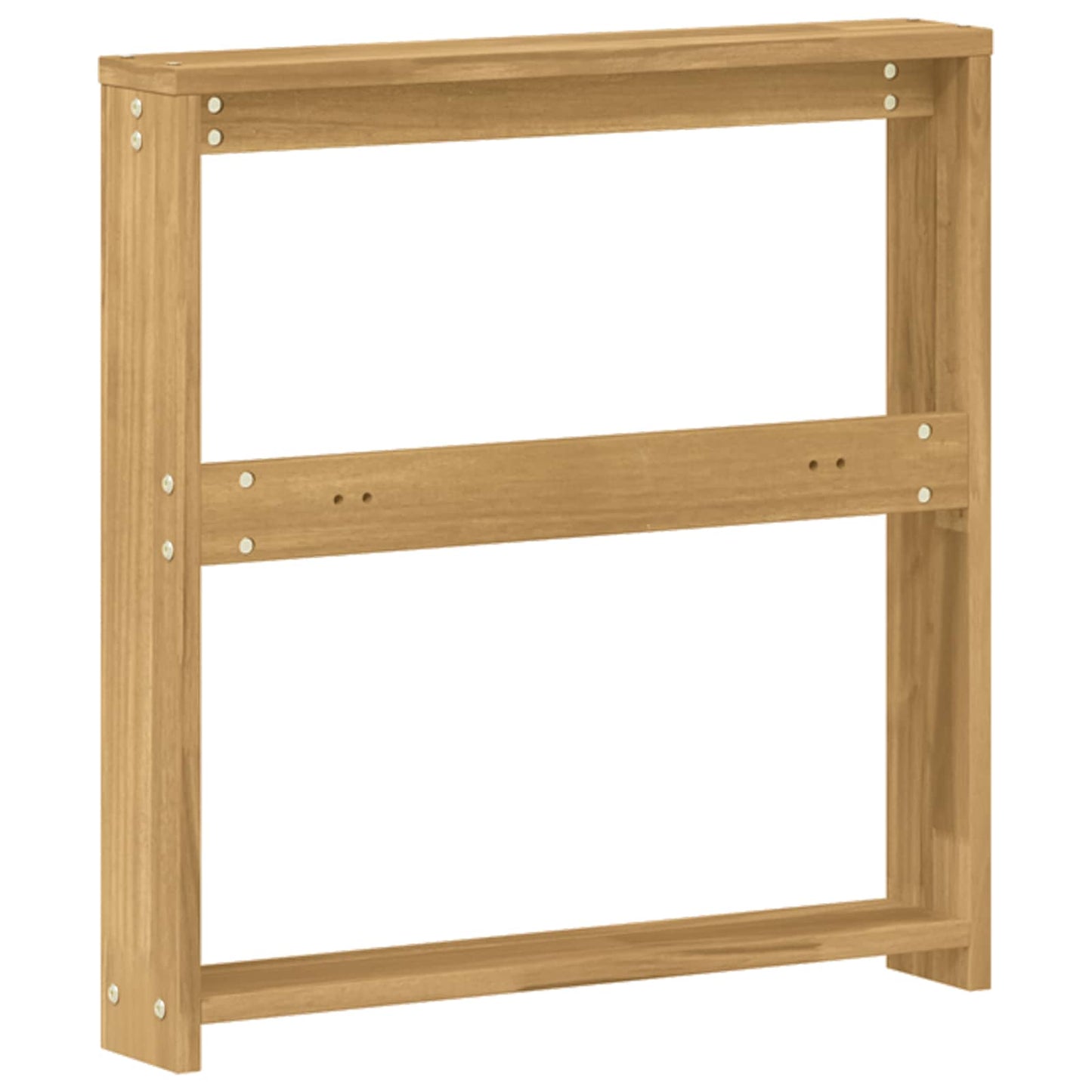 Armlene Modul 2 pcs Hvit 58,5 x 10 x 61 cm Solid akasietre