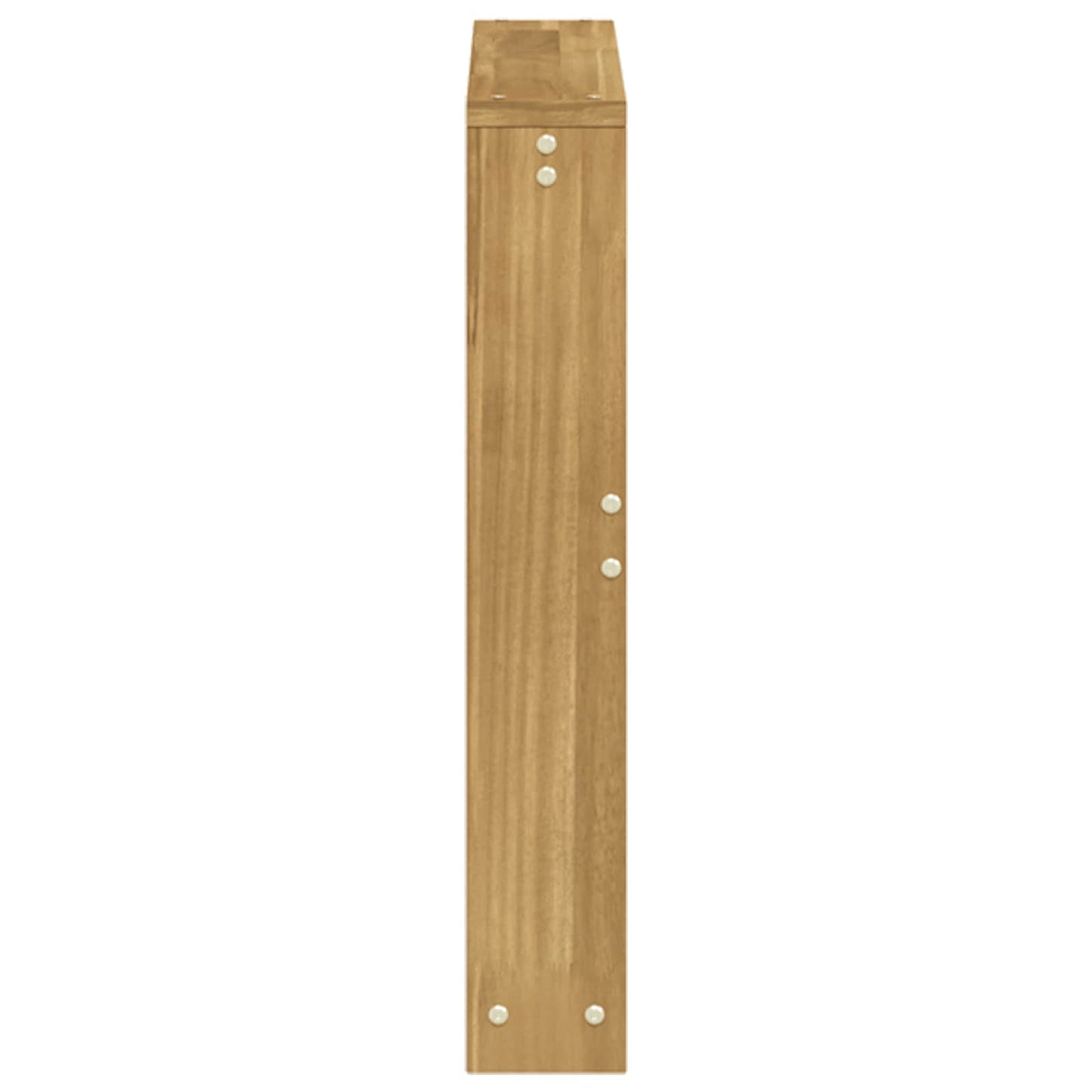 Armlene Modul 2 pcs Hvit 58,5 x 10 x 61 cm Solid akasietre