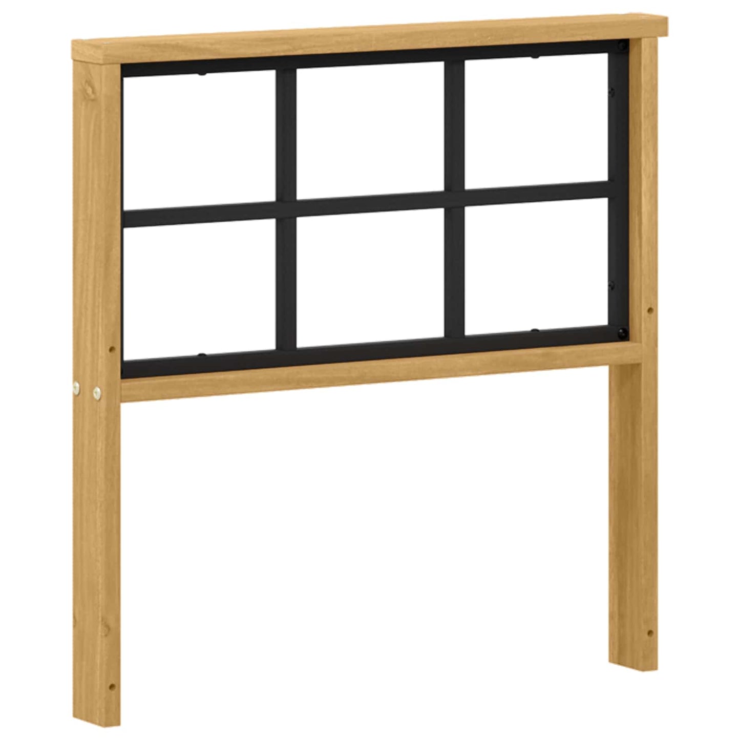 Armlene Modul 2 pcs Hvit 60 x 6 x 61 cm Solid akasietre