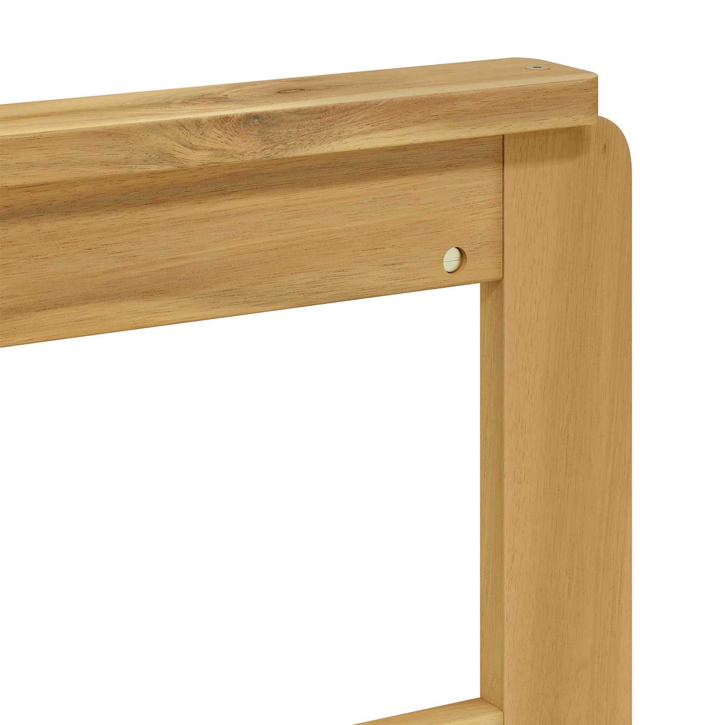 Armlene Modul 2 pcs Hvit 59 x 6 x 61 cm Solid akasietre