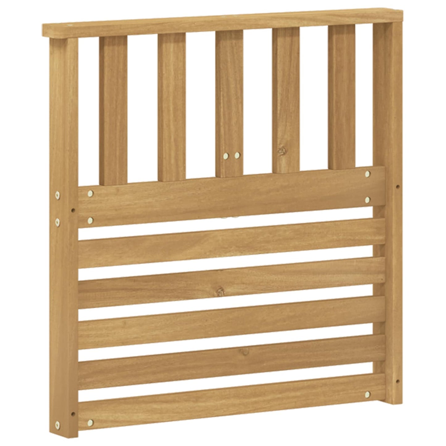 Armlene Modul 2 pcs Hvit 60 x 6 x 61 cm Solid akasietre