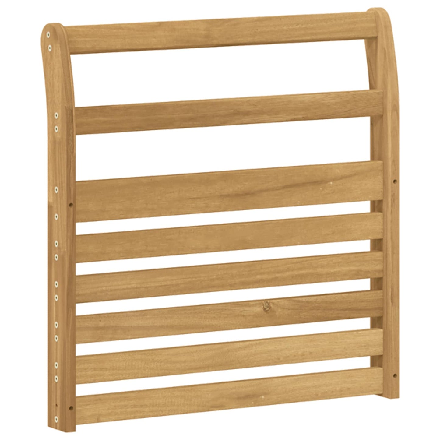 Armlene Modul 2 pcs Hvit 58,5 x 8 x 60 cm Solid akasietre