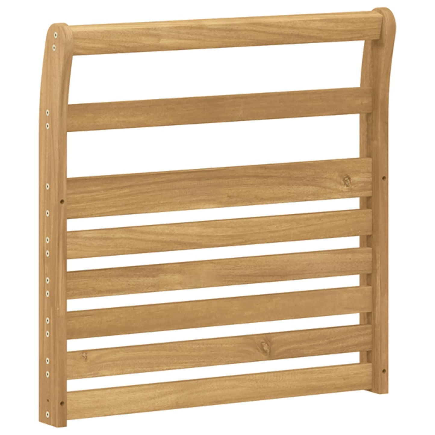 Armlene Modul 2 pcs Hvit 58,5 x 8 x 60 cm Solid akasietre