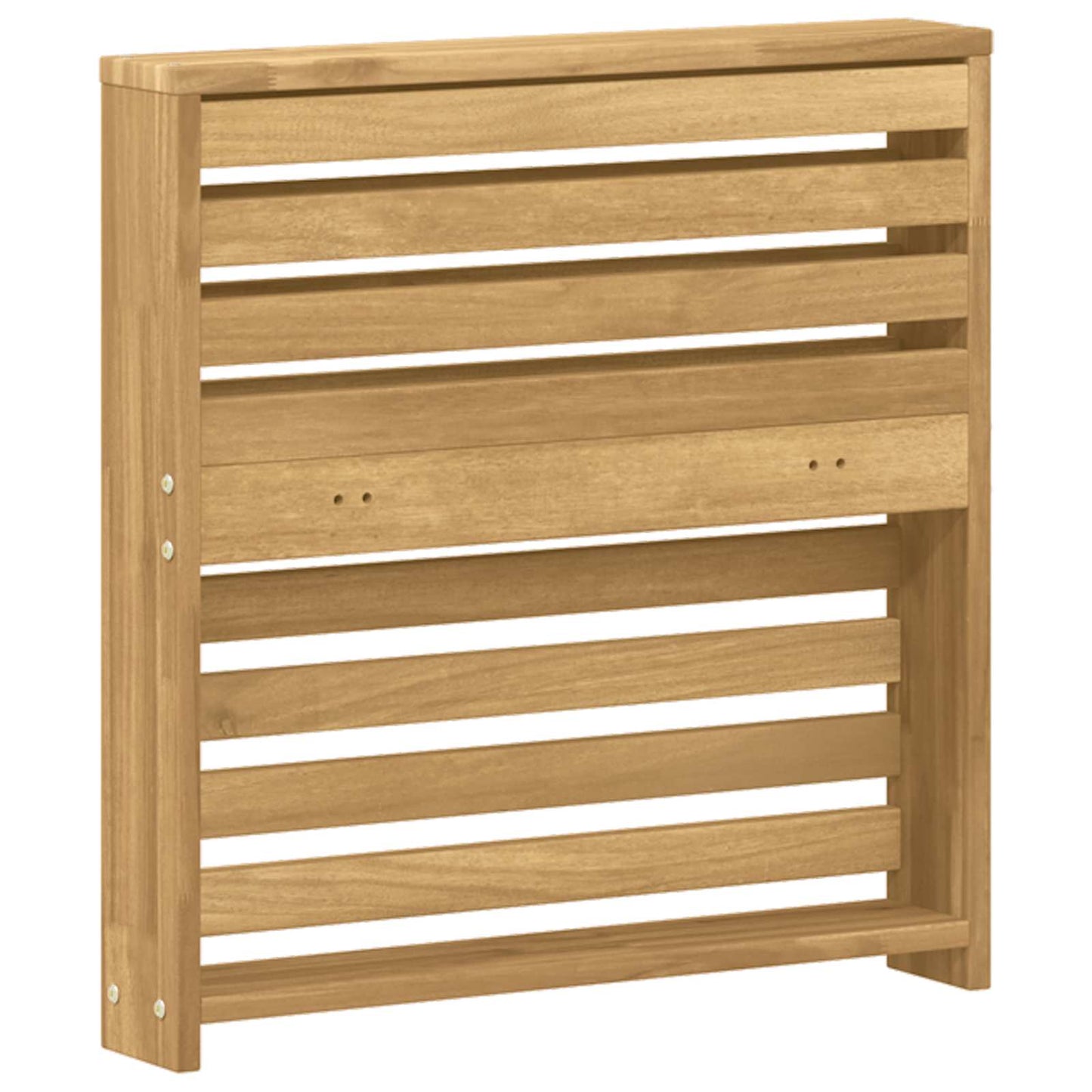 Armlene Modul 2 pcs Hvit 58,5 x 10 x 61 cm Solid akasietre