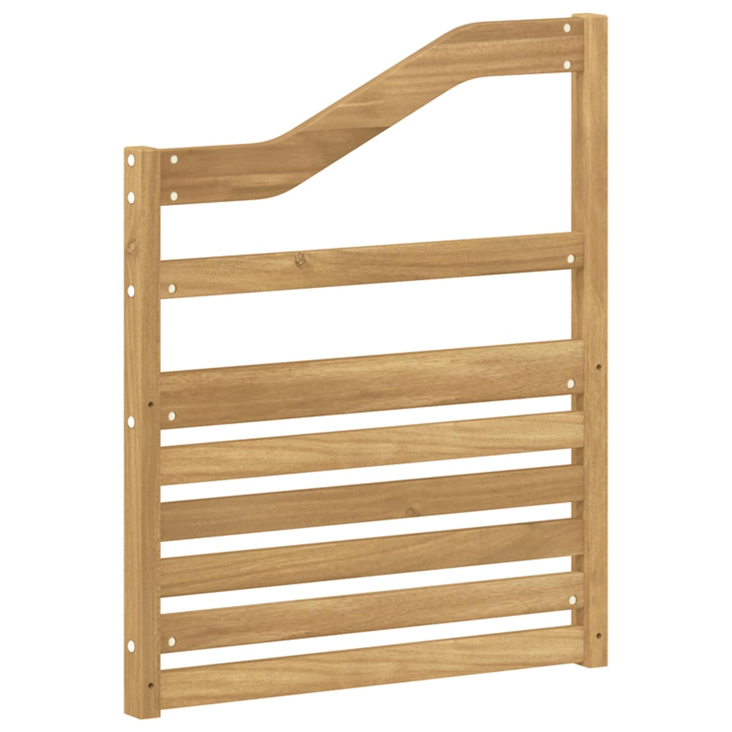 Armlene Modul 2 pcs Hvit 59 x 4 x 73 cm Solid akasietre