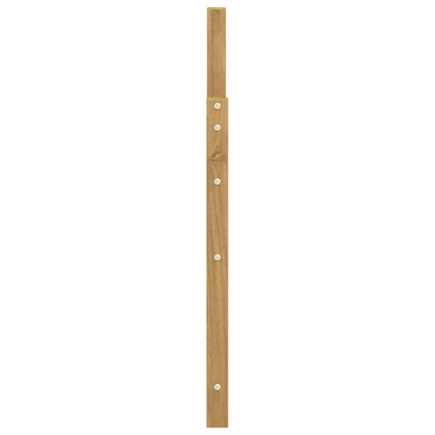 Armlene Modul 2 pcs Hvit 59 x 4 x 73 cm Solid akasietre