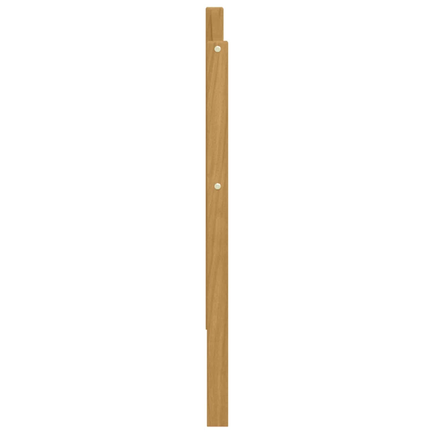 Armlene Modul 2 pcs Hvit 79 x 4 x 73 cm Solid akasietre