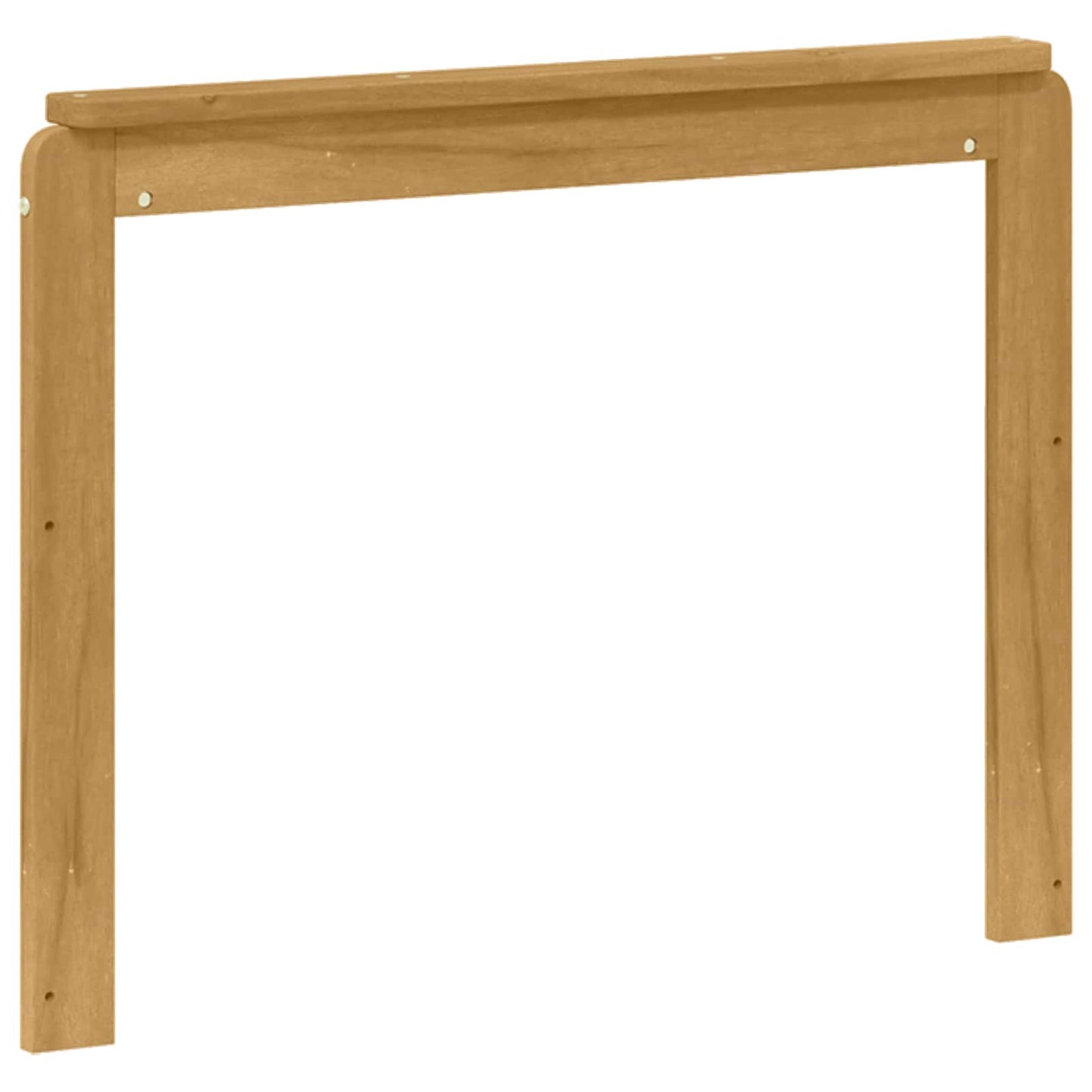 Armlene Modul 2 pcs Hvit 79 x 6 x 61 cm Solid akasietre