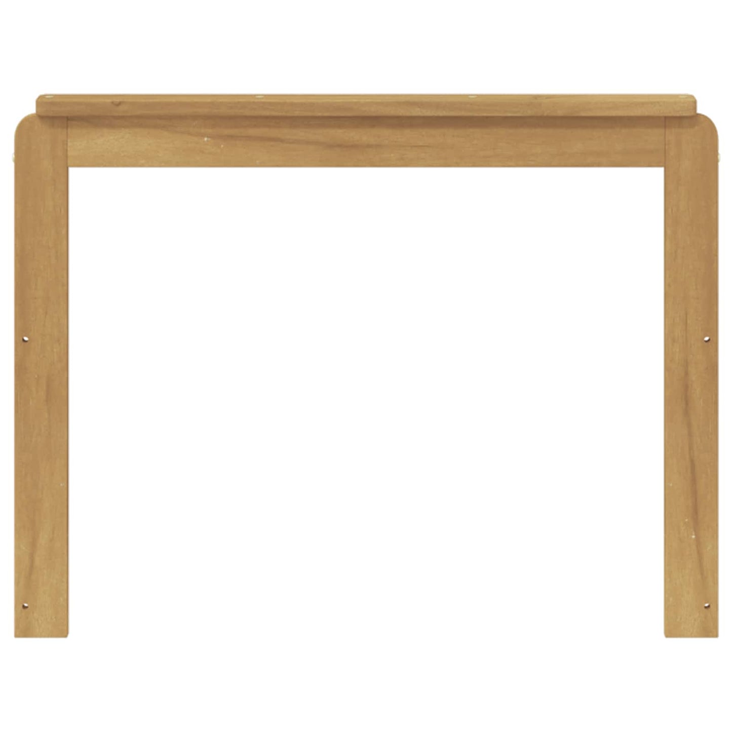 Armlene Modul 2 pcs Hvit 79 x 6 x 61 cm Solid akasietre