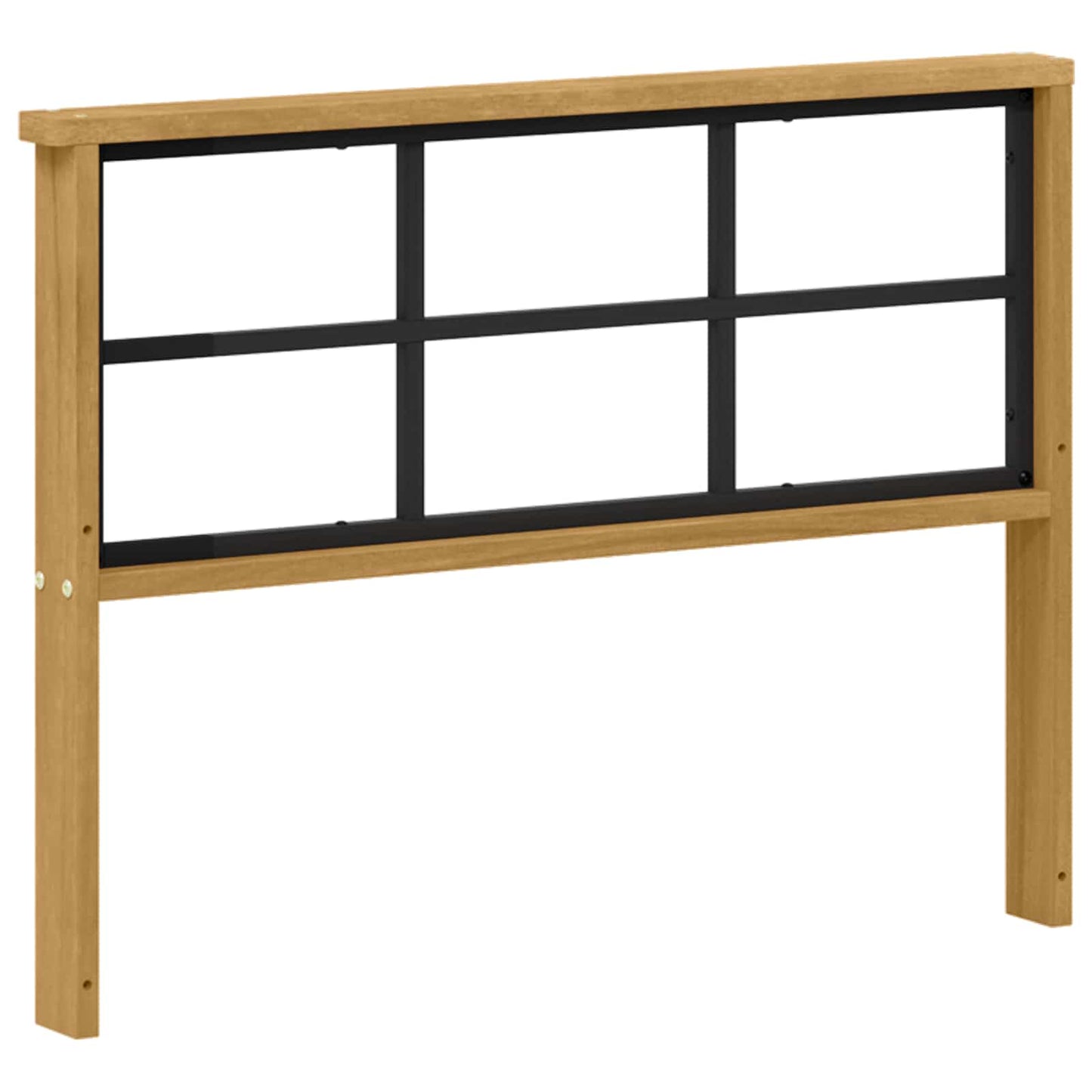 Armlene Modul 2 pcs Hvit 80 x 6 x 61 cm Solid akasietre