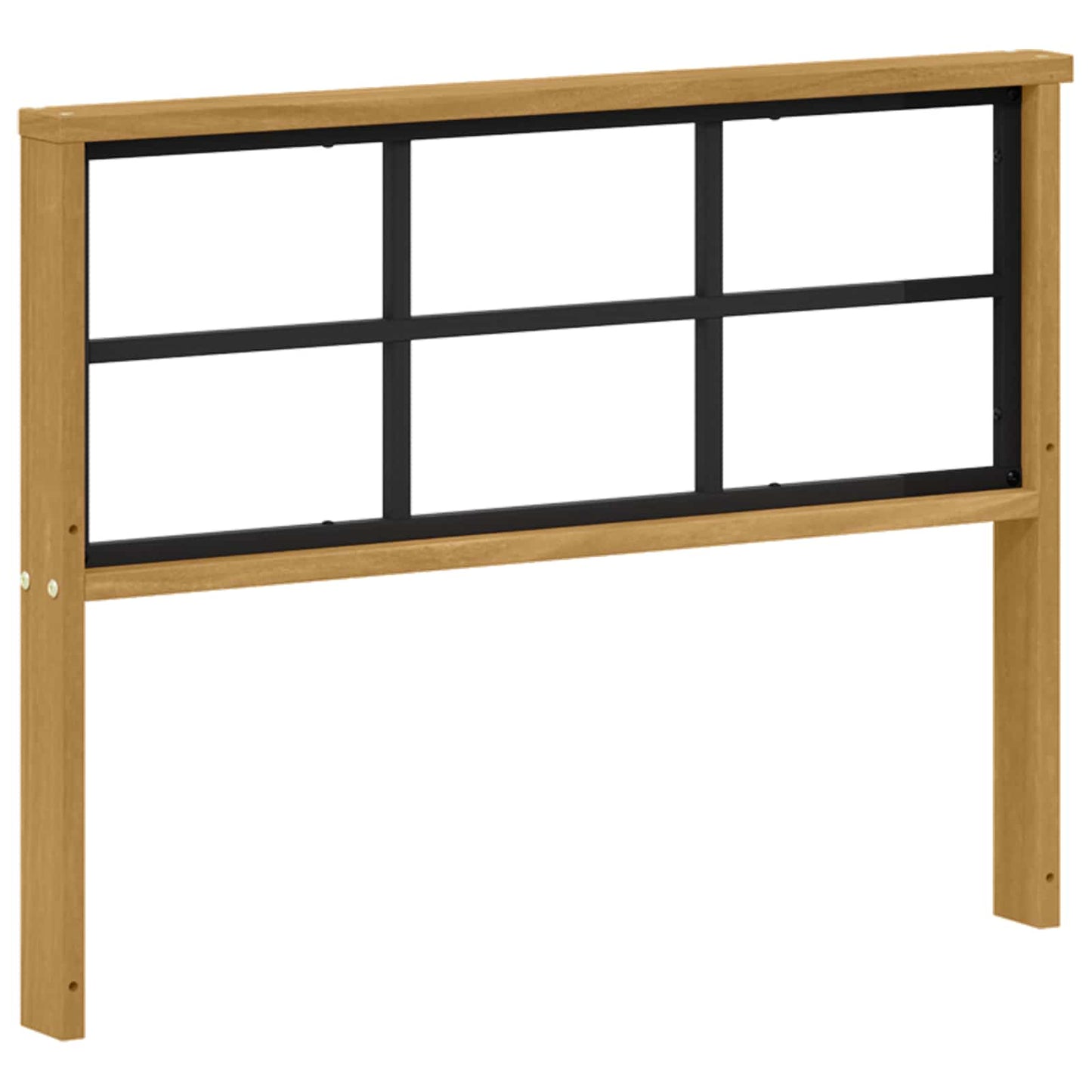 Armlene Modul 2 pcs Hvit 80 x 6 x 61 cm Solid akasietre