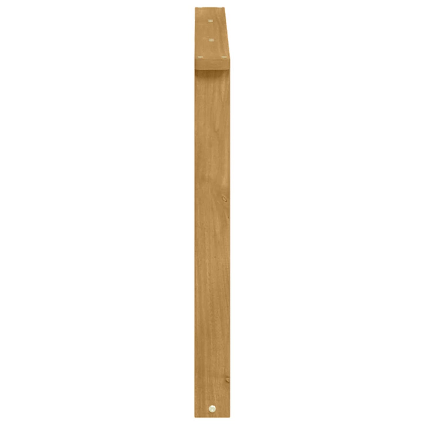 Armlene Modul 2 pcs Hvit 80 x 6 x 61 cm Solid akasietre