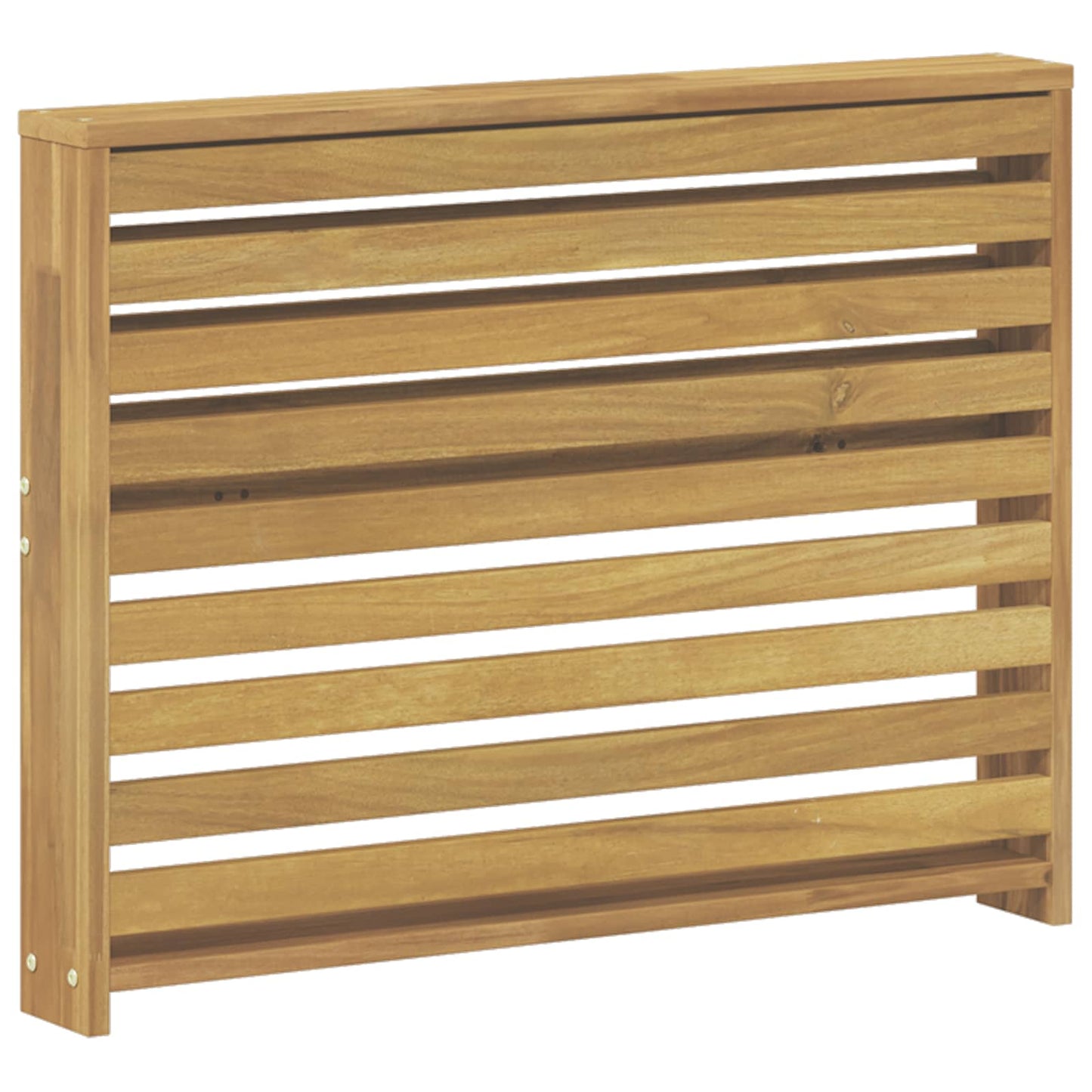 Armlene Modul 2 pcs Hvit 78,5 x 10 x 61 cm Solid akasietre