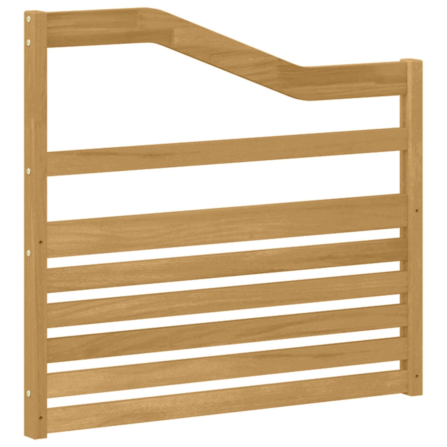 Armlene Moduler 2 pcs Hvit 79 x 4 x 73 cm Solid akasietre