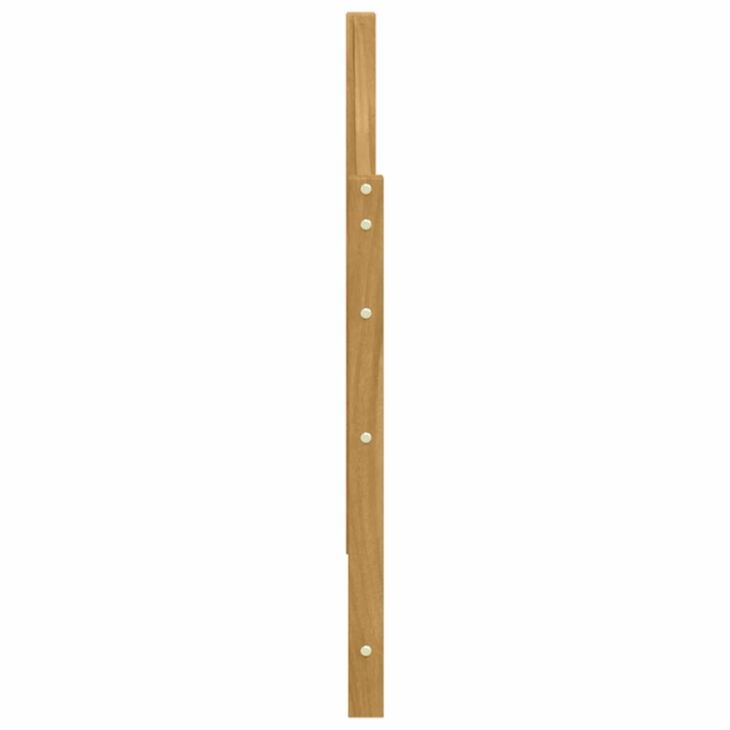 Armlene Moduler 2 pcs Hvit 79 x 4 x 73 cm Solid akasietre