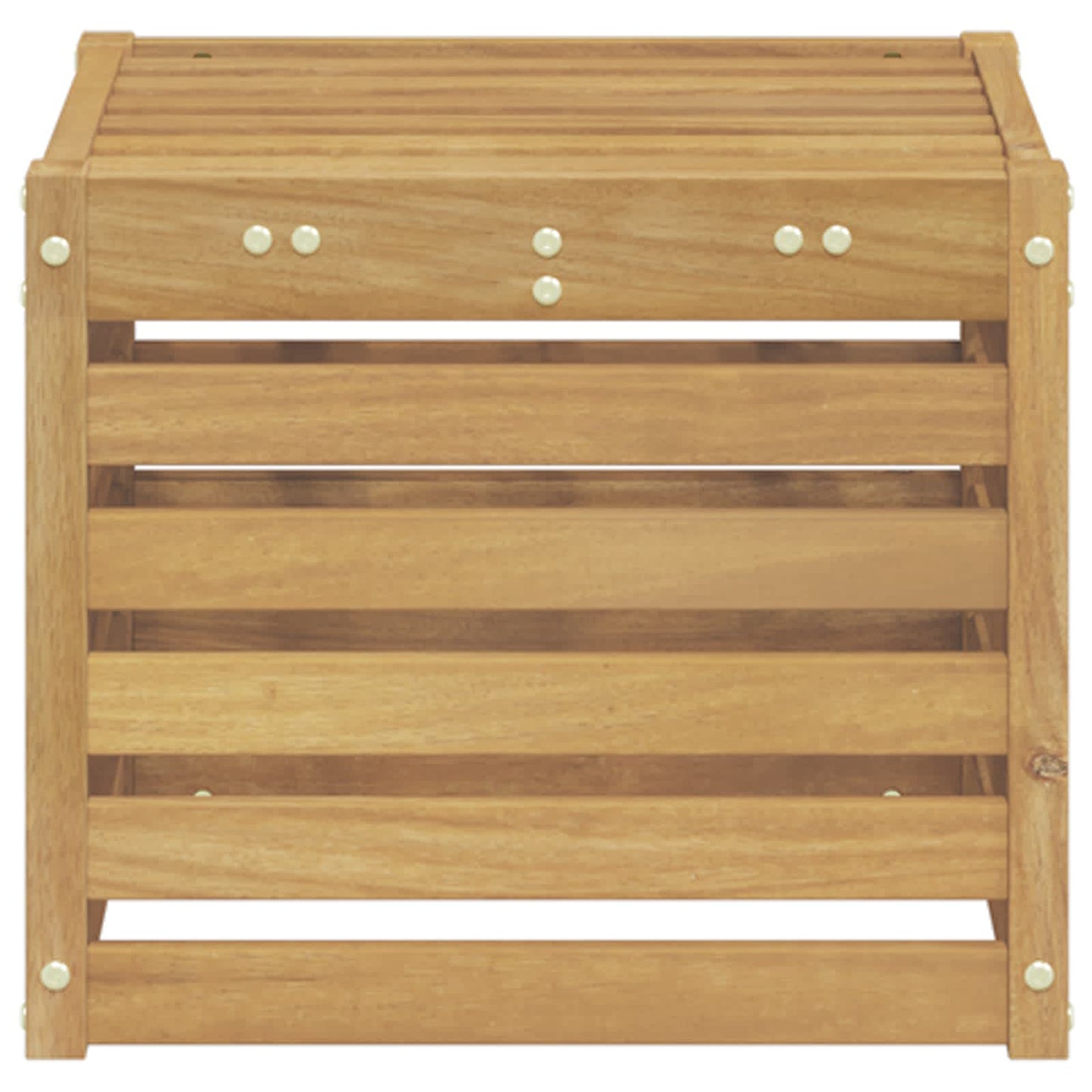 Utendørs sofa-sett Hvit 35 x 38 x 37 cm Solid akasietre