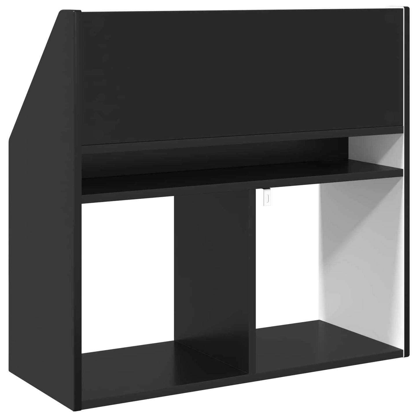 Barneskrivebokhylle Svart 72,5 x 29,5 x 69 cm Konstruert tre