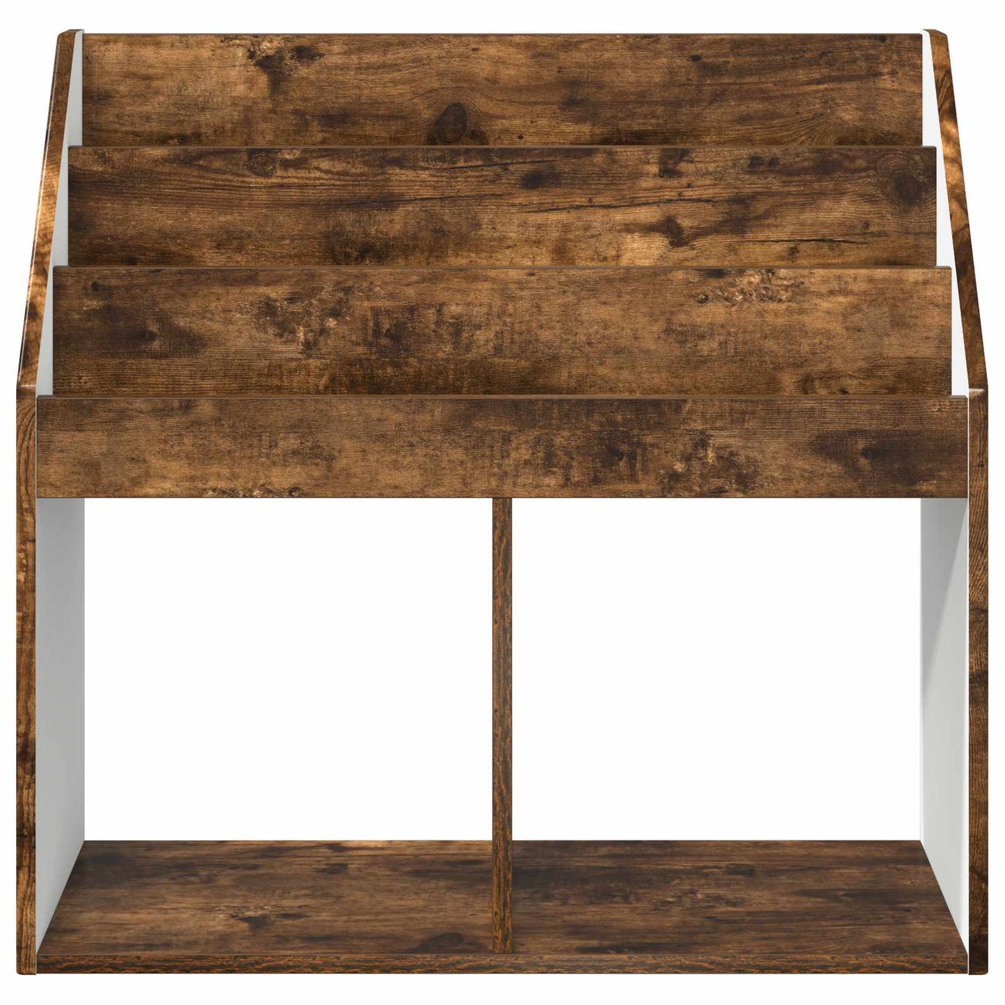 Barneskrivebokhylle Røkt eik 72,5 x 29,5 x 69 cm Konstruert tre