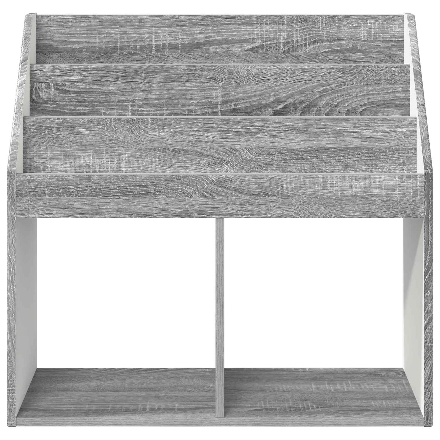 Barneskrivebokhylle med lagring Grå Sonoma 72,5 x 29,5 x 69 cm