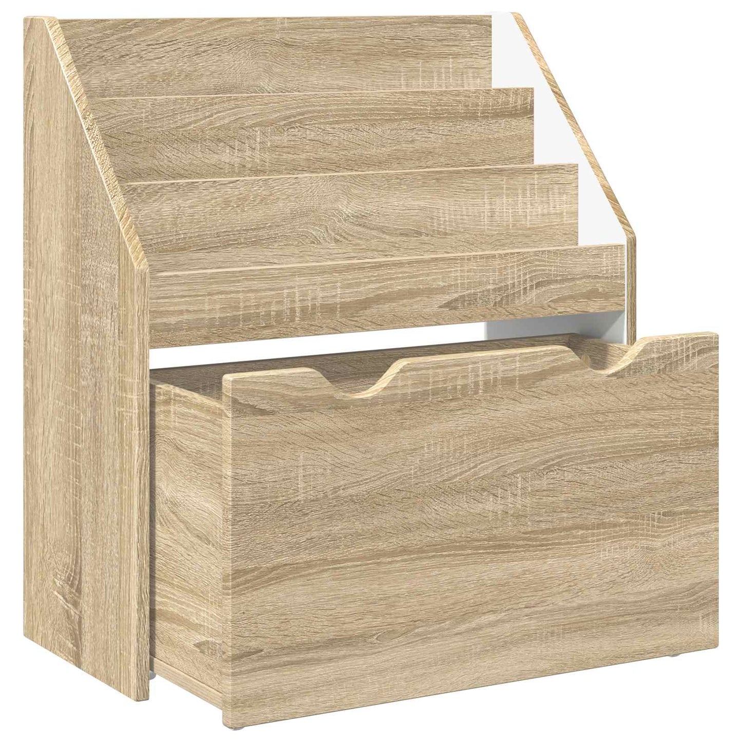 Barneskrivebokhylle Sonoma eik 60 x 29,5 x 69 cm Konstruert tre