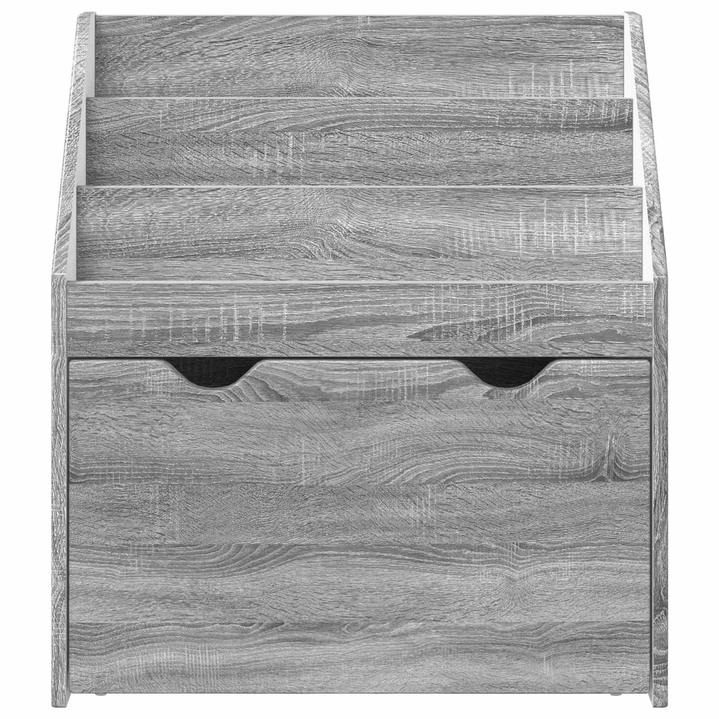 Barneskrivebokhylle Grå Sonoma 60 x 29,5 x 69 cm Konstruert tre
