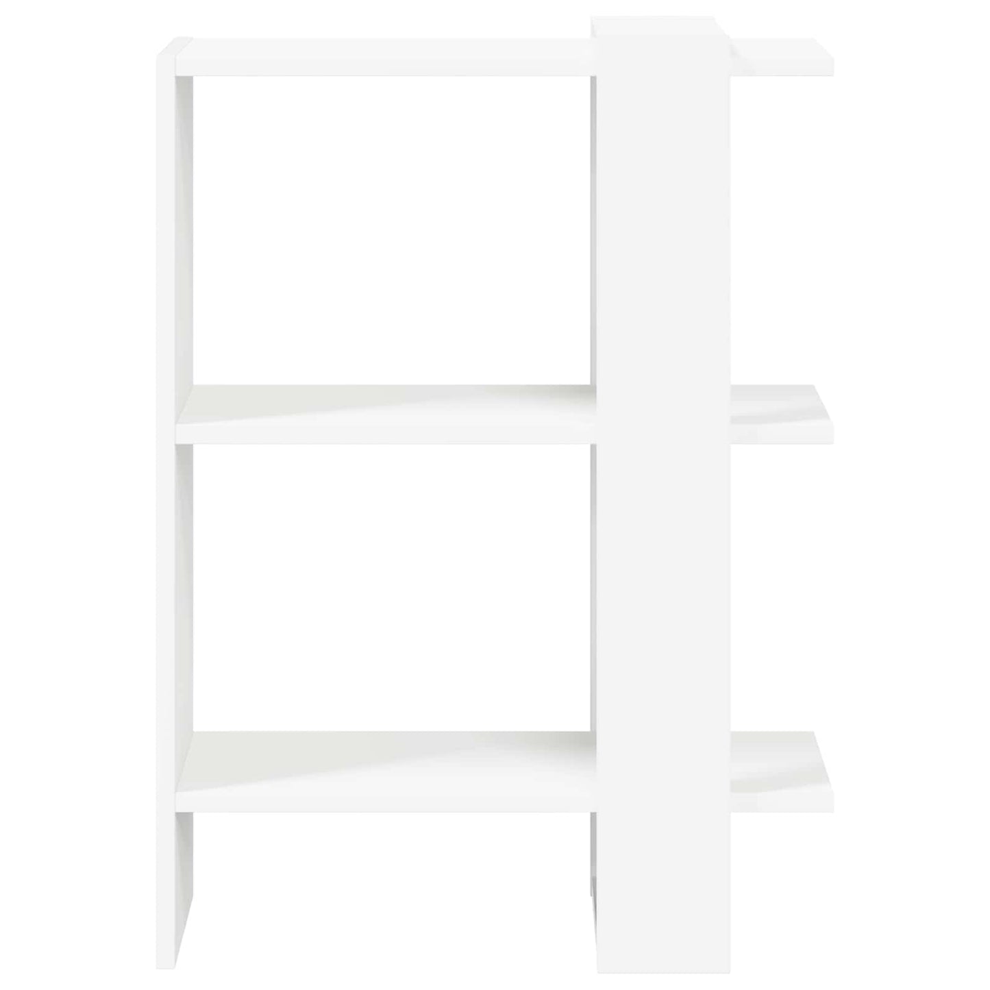 Bokhylle Hvit 52 x 25 x 71,5 cm Konstruert tre