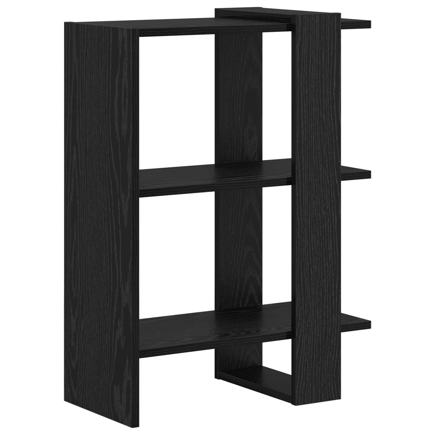Bokhylle Svart Eik 52 x 25 x 71,5 cm Konstruert tre