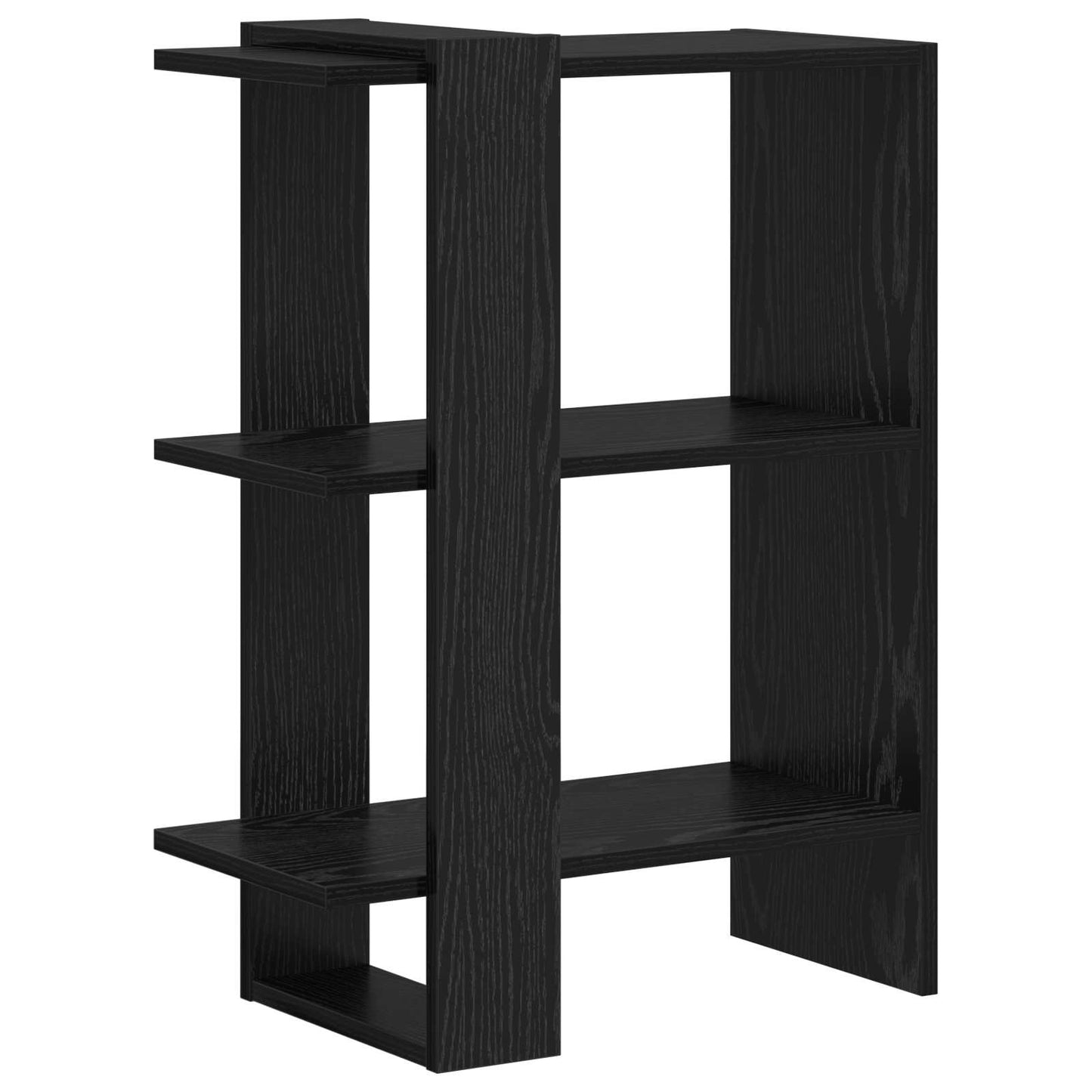 Bokhylle Svart Eik 52 x 25 x 71,5 cm Konstruert tre