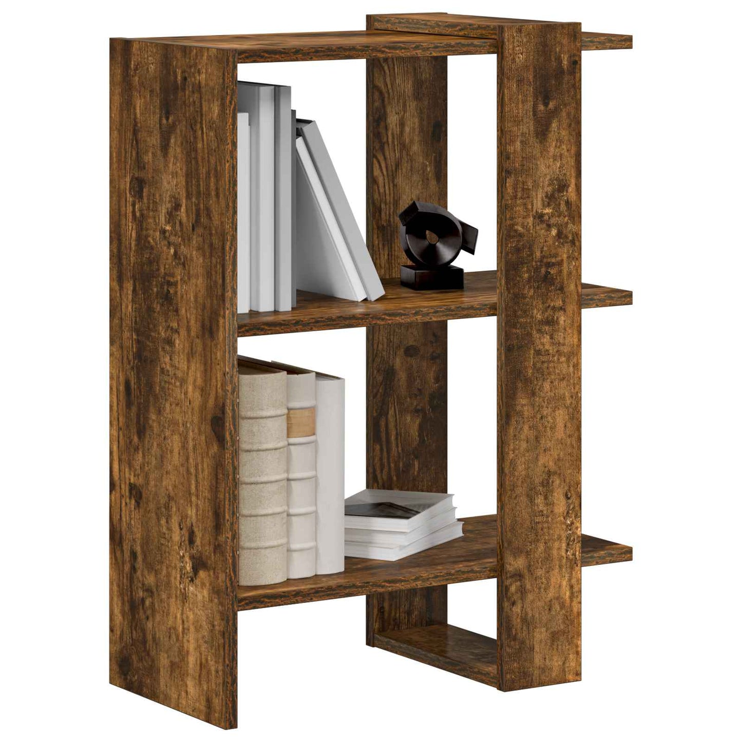 Bokhylle Røkt eik 52 x 25 x 71,5 cm Konstruert tre