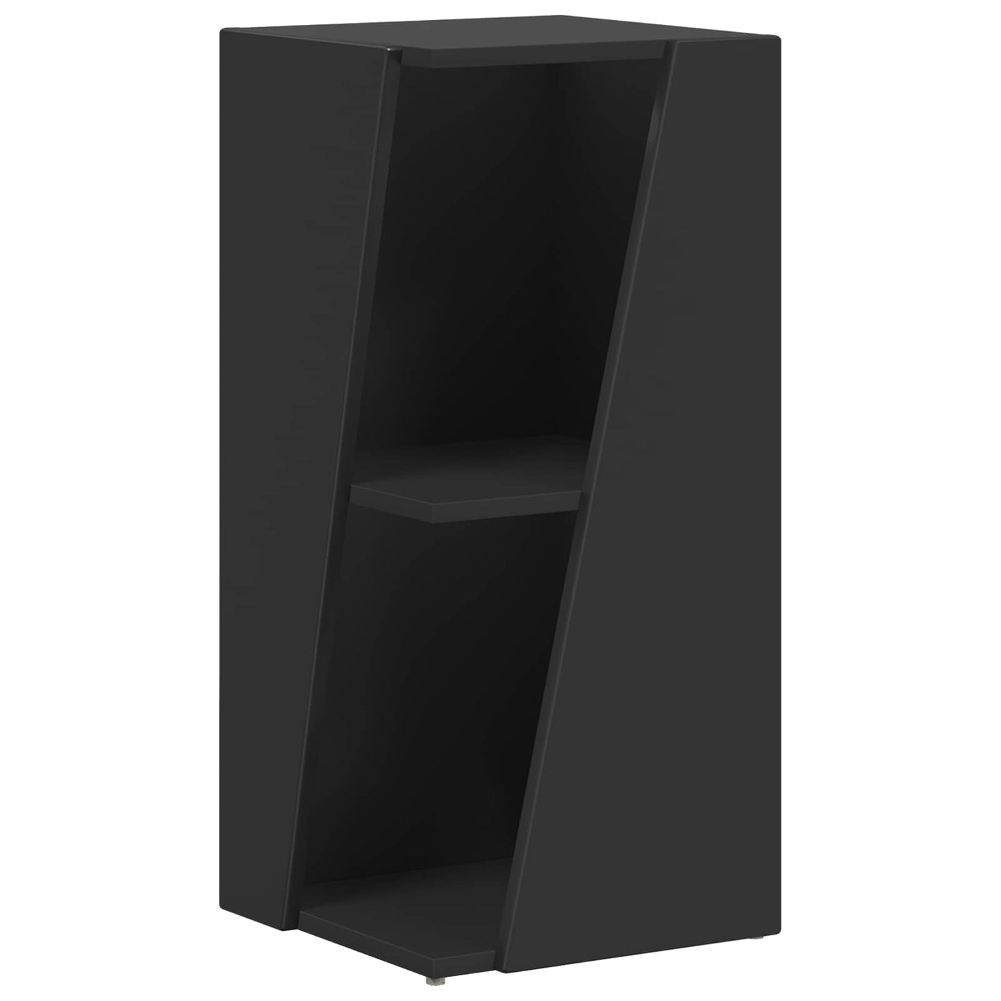 Sidehylle Svart 33 x 32 x 70,5 cm Konstruert tre