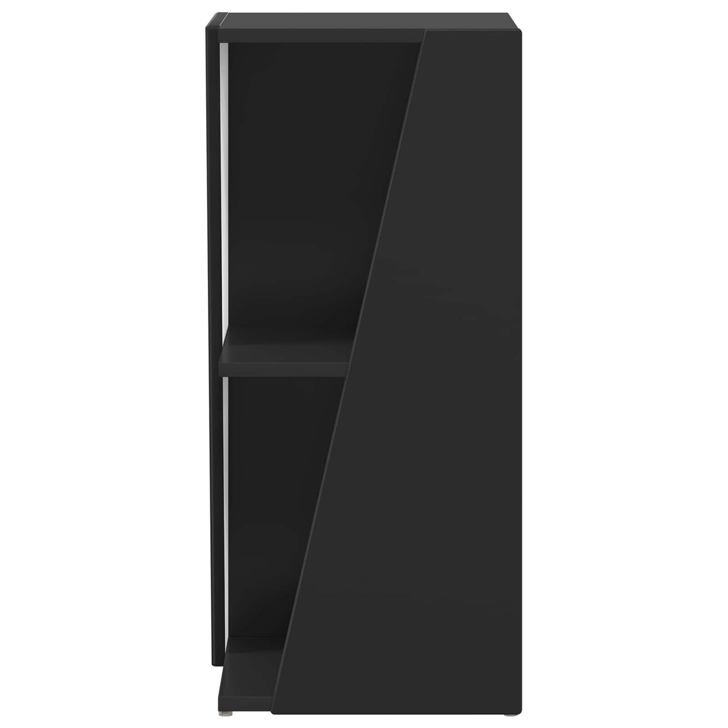 Sidehylle Svart 33 x 32 x 70,5 cm Konstruert tre