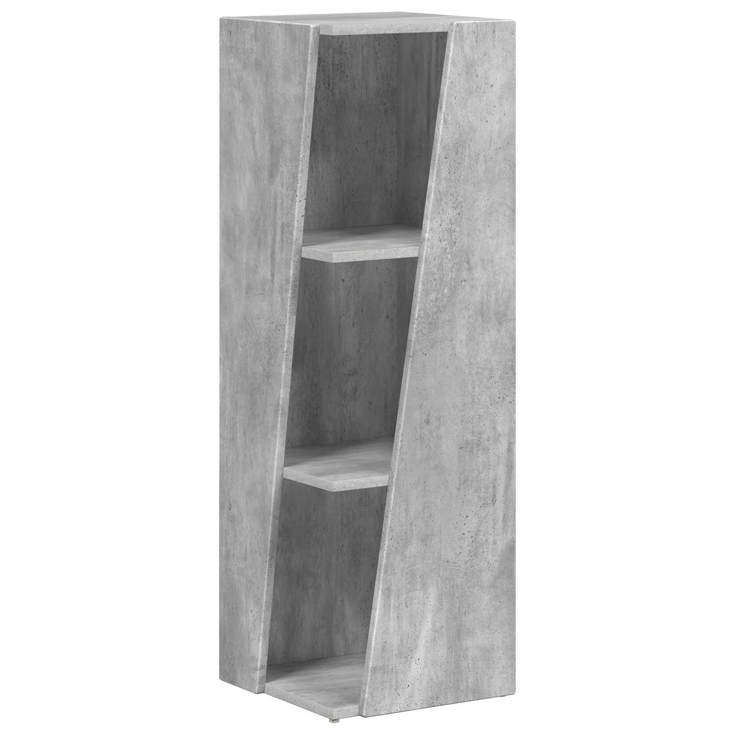 Sidehylle Betonggrå 33 x 32 x 100,5 cm Konstruert tre