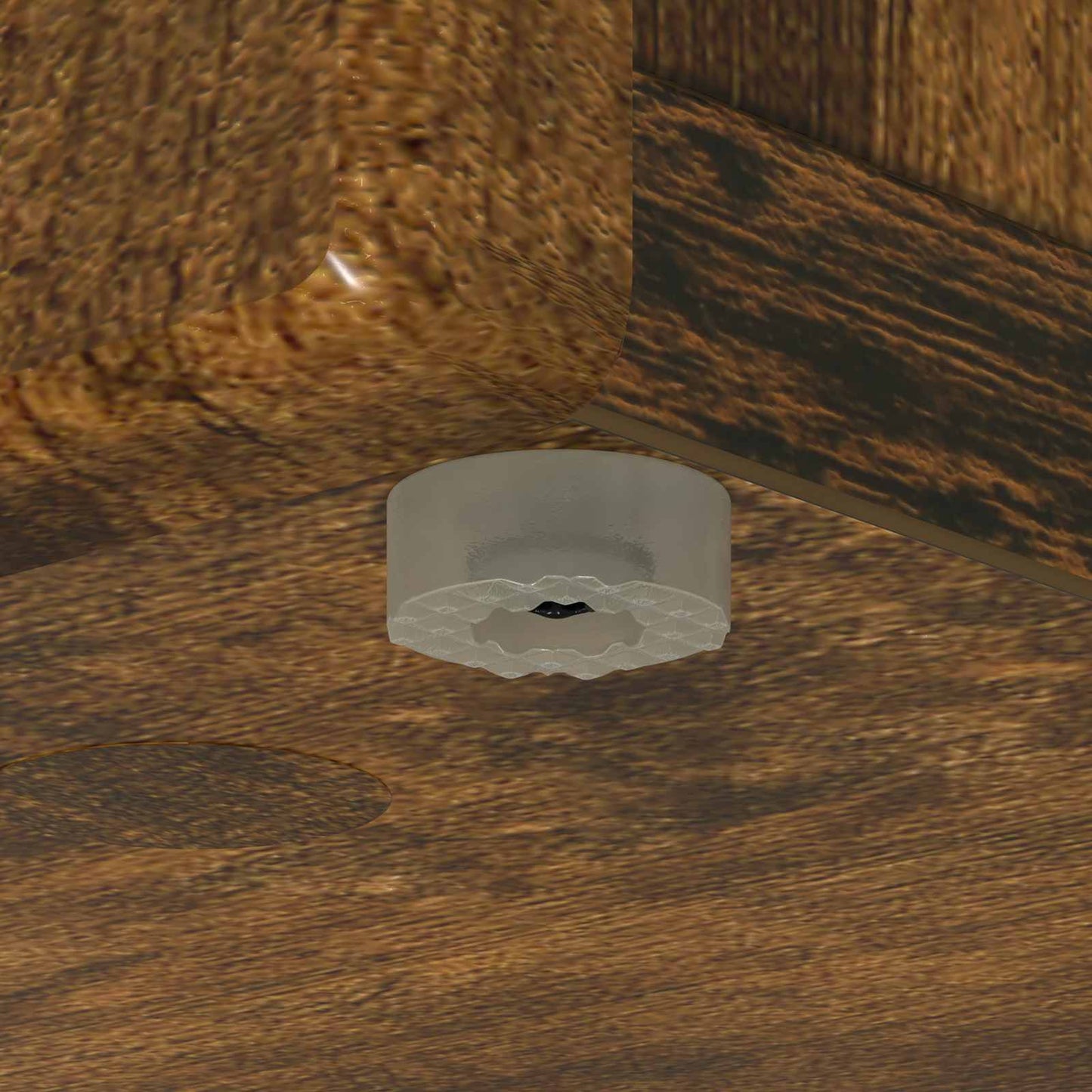 Sidehylle Røkt eik 33 x 32 x 100,5 cm Konstruert tre