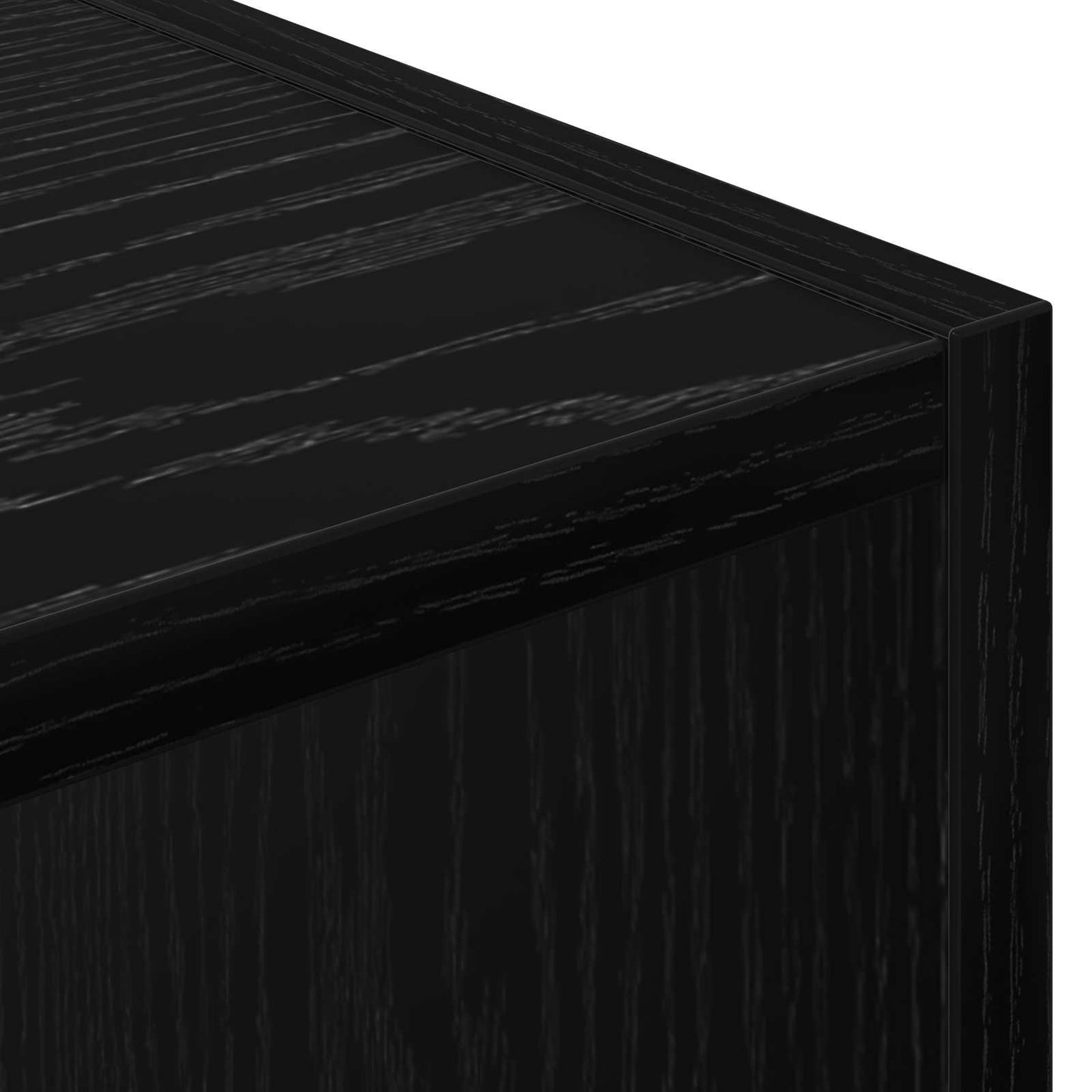 Serviesskap Svart Eik 90 x 30 x 90 cm